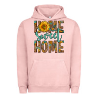 Pigment Salmon home sweet home Urban Hoodie - Zillion Design Studio