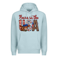 Blue Mist barn in the usa Premium Hoodie - Zillion Design Studio