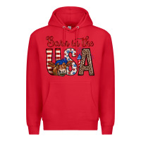 Red barn in the usa Premium Hoodie - Zillion Design Studio