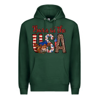 Sports Green barn in the usa Premium Hoodie - Zillion Design Studio