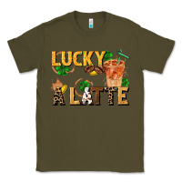 Army Green lucky a latte Classic Tee - FaDigitalArtStudio