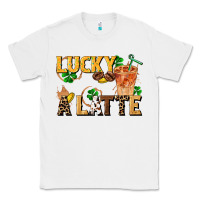 White lucky a latte Classic Tee - FaDigitalArtStudio