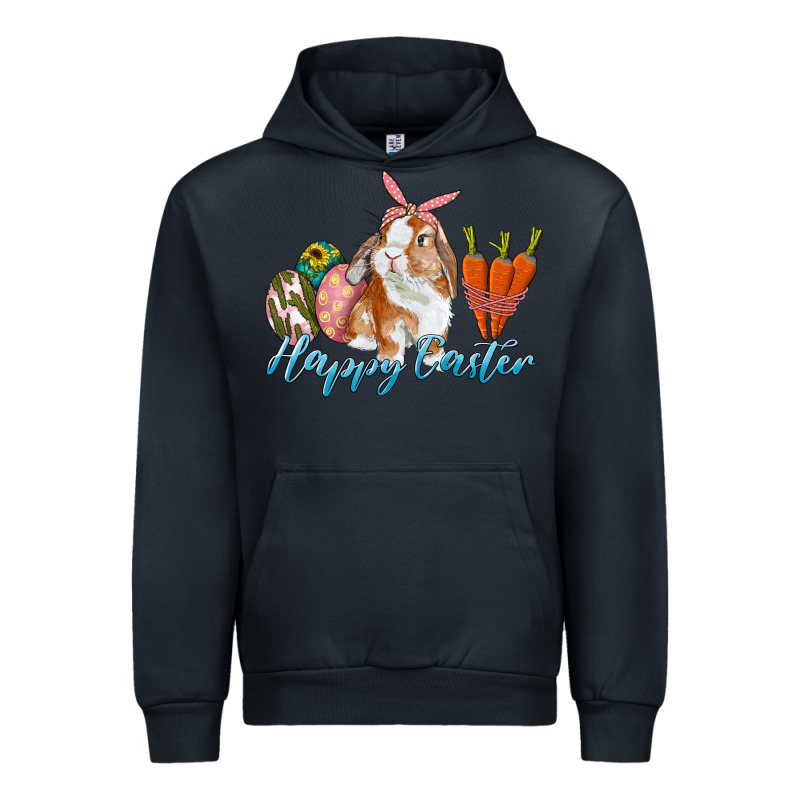 Happy Easter Bunny Carrots And Eggs Urban Hoodie by RanaPortraitStore | Teevron