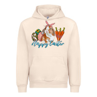 Sandshell happy easter bunny carrots and eggs Urban Hoodie - RanaPortraitStore