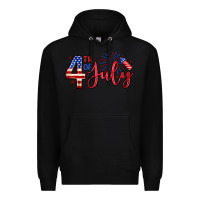 Black 4th of july zillion Premium Hoodie - Zillion Design Studio