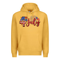 Mustard 4th of july zillion Premium Hoodie - Zillion Design Studio