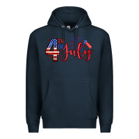 Navy 4th of july zillion Premium Hoodie - Zillion Design Studio