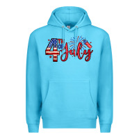 Ocean Blue 4th of july zillion Premium Hoodie - Zillion Design Studio