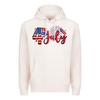 Pale Pink 4th of july zillion Premium Hoodie - Zillion Design Studio