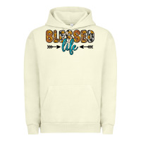 Pigment Pistachio blessed life Urban Hoodie - Zillion Design Studio