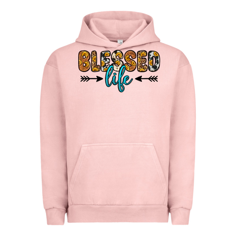 Blessed Life Urban Hoodie by Zillion Design Studio | Teevron