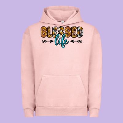 Blessed Life Urban Hoodie Designed By Zillion Design Studio