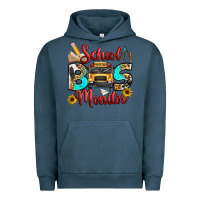 Pigment Midnight Navy school bus monitor Urban Hoodie - texasbilliewilder