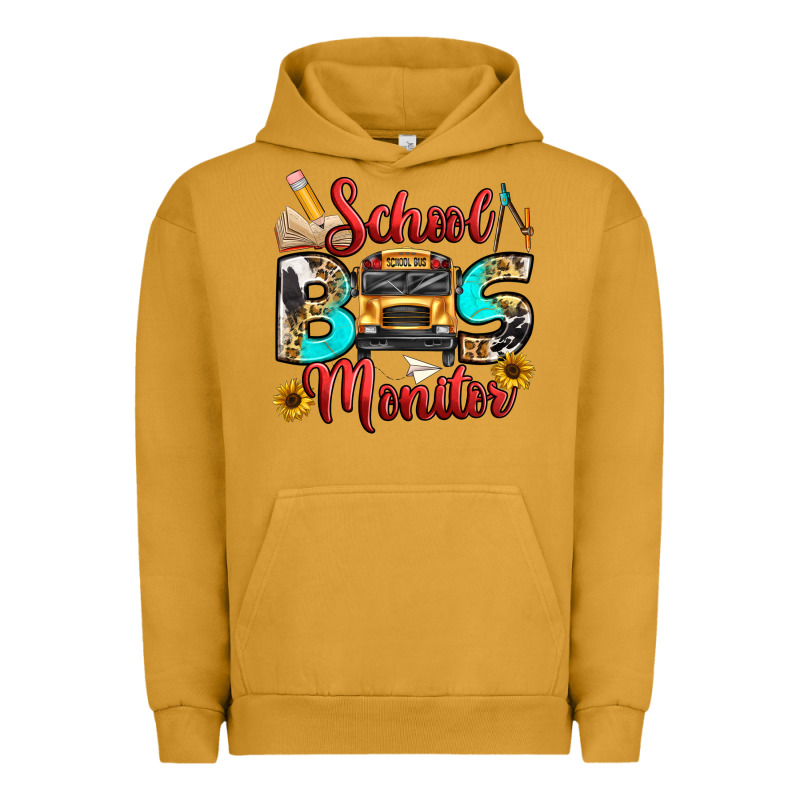 School Bus Monitor Urban Hoodie by texasbilliewilder | Teevron