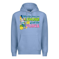 Colony Blue when life gives you lemons Premium Hoodie - texasbilliewilder