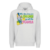 Dove Grey when life gives you lemons Premium Hoodie - texasbilliewilder