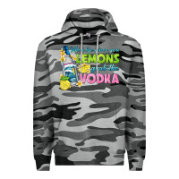 Slate Camo when life gives you lemons Premium Hoodie - texasbilliewilder