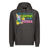 Smoke when life gives you lemons Premium Hoodie - texasbilliewilder