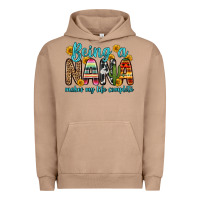 Pigment Burro being a nana makes my life complete Urban Hoodie - Zillion Design Studio