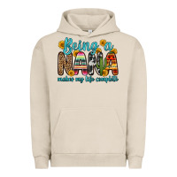 Pigment French Oak being a nana makes my life complete Urban Hoodie - Zillion Design Studio