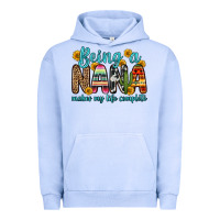 Pigment Grape Ice being a nana makes my life complete Urban Hoodie - Zillion Design Studio