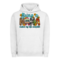 Pigment Lunar Rock being a nana makes my life complete Urban Hoodie - Zillion Design Studio