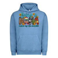 Pigment Pebble Blue being a nana makes my life complete Urban Hoodie - Zillion Design Studio