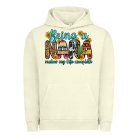 Pigment Pistachio being a nana makes my life complete Urban Hoodie - Zillion Design Studio
