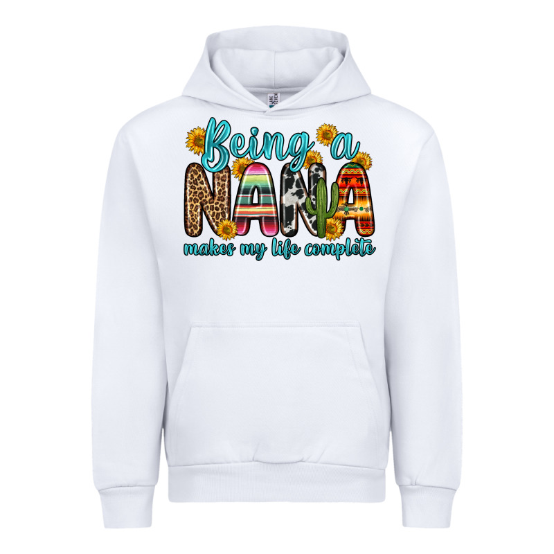 Being A Nana Makes My Life Complete Urban Hoodie by Zillion Design Studio | Teevron