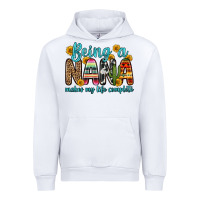 White being a nana makes my life complete Urban Hoodie - Zillion Design Studio