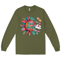 Army Green western  pacu nurse medical instruments Long Sleeve Tee - BarkalooDesign