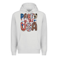 Dove Grey party in the usa Premium Hoodie - Zillion Design Studio