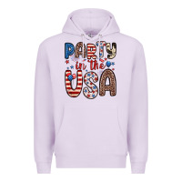 Lilac party in the usa Premium Hoodie - Zillion Design Studio