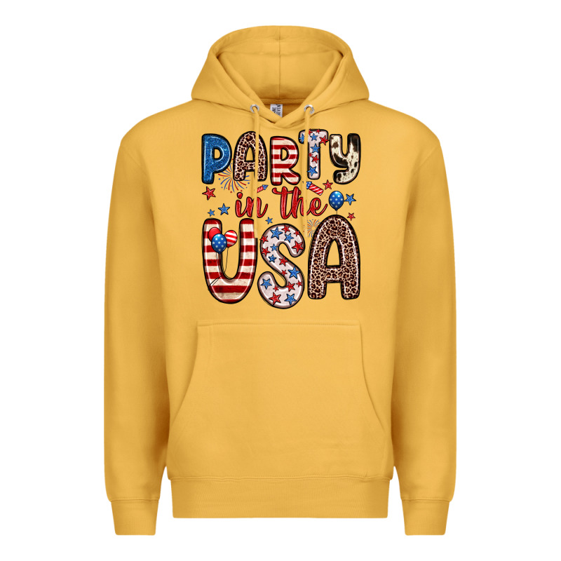 Party In The Usa Premium Hoodie by Zillion Design Studio | Teevron