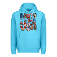 Ocean Blue party in the usa Premium Hoodie - Zillion Design Studio