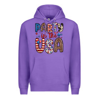 Purple party in the usa Premium Hoodie - Zillion Design Studio