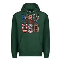 Sports Green party in the usa Premium Hoodie - Zillion Design Studio