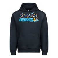 Navy school custodian Urban Hoodie - texasbilliewilder