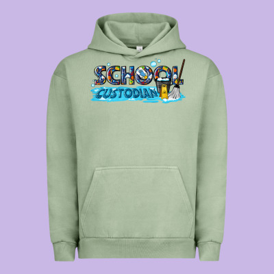 School Custodian Urban Hoodie Designed By Texasbilliewilder