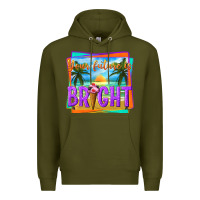 Army Green your future is bright Premium Hoodie - texasbilliewilder