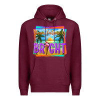 Burgundy your future is bright Premium Hoodie - texasbilliewilder