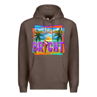 Coffee your future is bright Premium Hoodie - texasbilliewilder