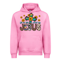 Fuchsia Pink let me tell you about my jesus Urban Hoodie - Zillion Design Studio