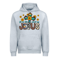 Heather Grey let me tell you about my jesus Urban Hoodie - Zillion Design Studio