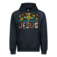 Navy let me tell you about my jesus Urban Hoodie - Zillion Design Studio