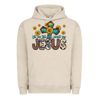 Pigment French Oak let me tell you about my jesus Urban Hoodie - Zillion Design Studio