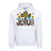 White let me tell you about my jesus Urban Hoodie - Zillion Design Studio