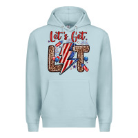 Blue Mist let s get lit Premium Hoodie - Zillion Design Studio