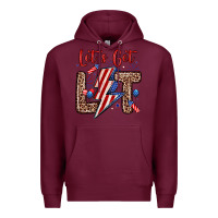 Burgundy let s get lit Premium Hoodie - Zillion Design Studio