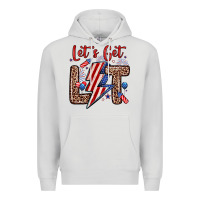 Dove Grey let s get lit Premium Hoodie - Zillion Design Studio